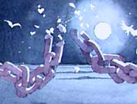Painting by Eddie Flotte: Unchained Melody