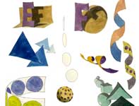 Painting by Eddie Flotte: Volume Ellipse Depth Pattern